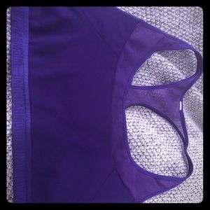 Underarmour sports bra  size L/XL  / deep purple